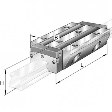 Каретка KWVE35-B-L-G3-V1