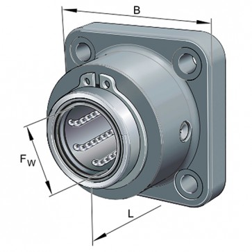 Узел с шарикоподшипником KFB12-PP-AS