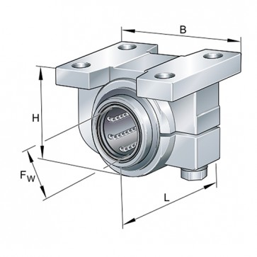 Узел с шарикоподшипником KGBA40-PP-AS