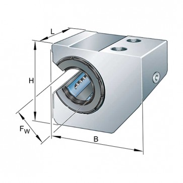 Узел с шарикоподшипником KGSC20-PP-AS