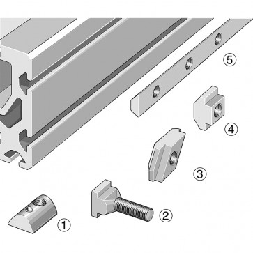 Пазовые планки LEIS-M6/8-T-Nut