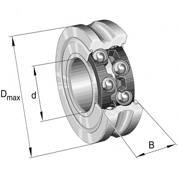 Направляющие ролики LFR50/5-6-2RS-RB-HLC