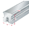 Направляющие рельсы TKSD25-U 